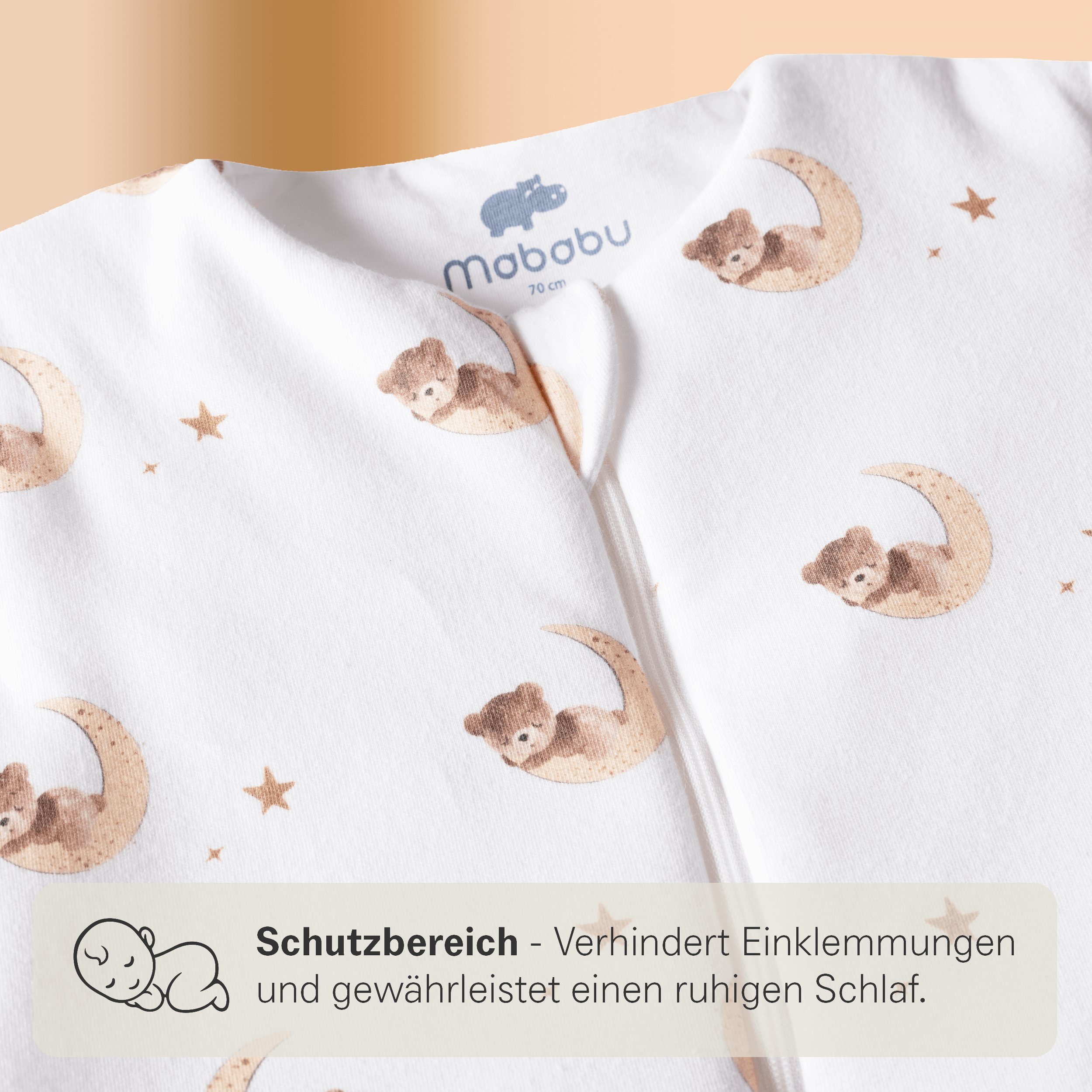 Schlafsack mit Füßen 1.5 TOG
