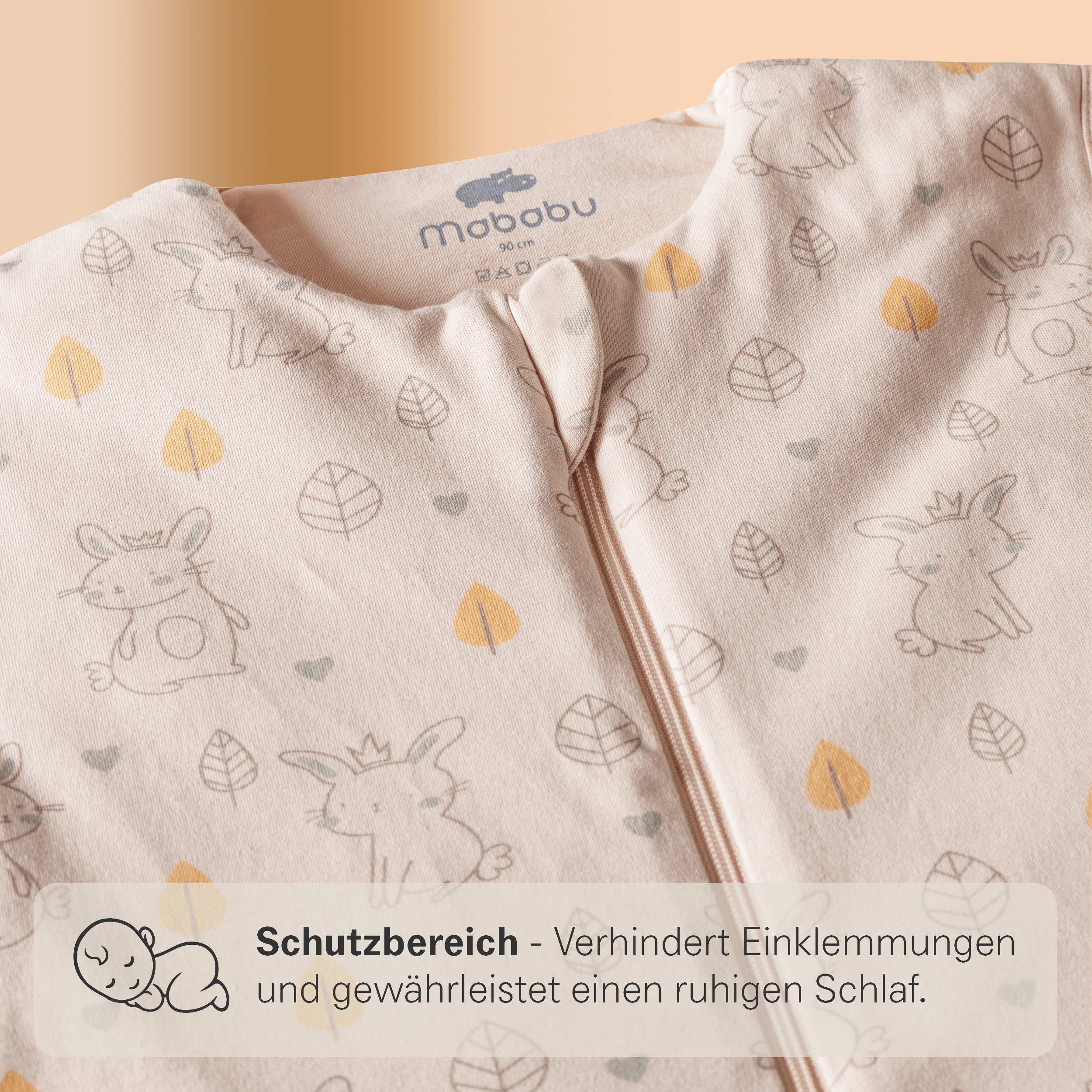 Schlafsack mit Füßen 1.5 TOG