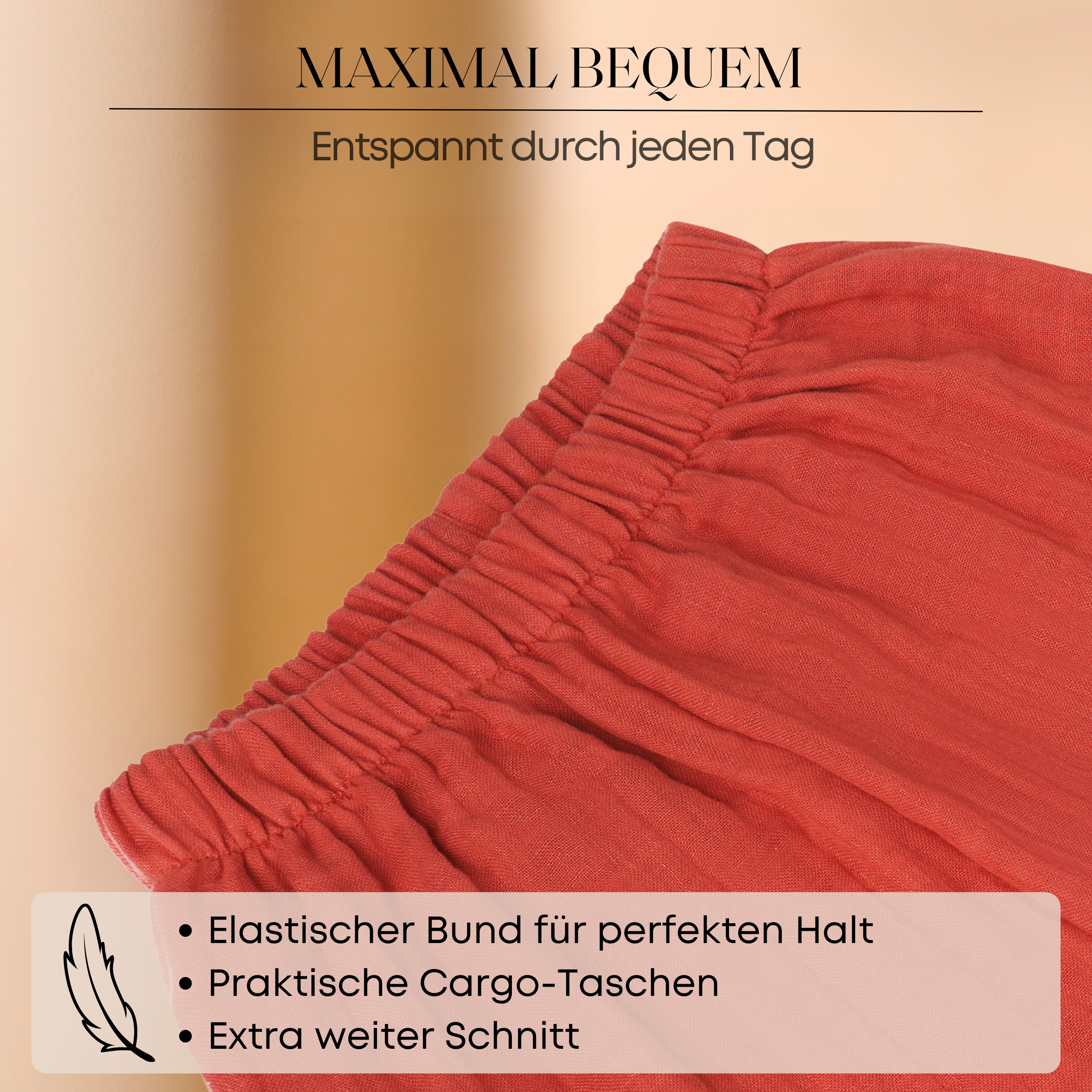 Musselin Walkhose