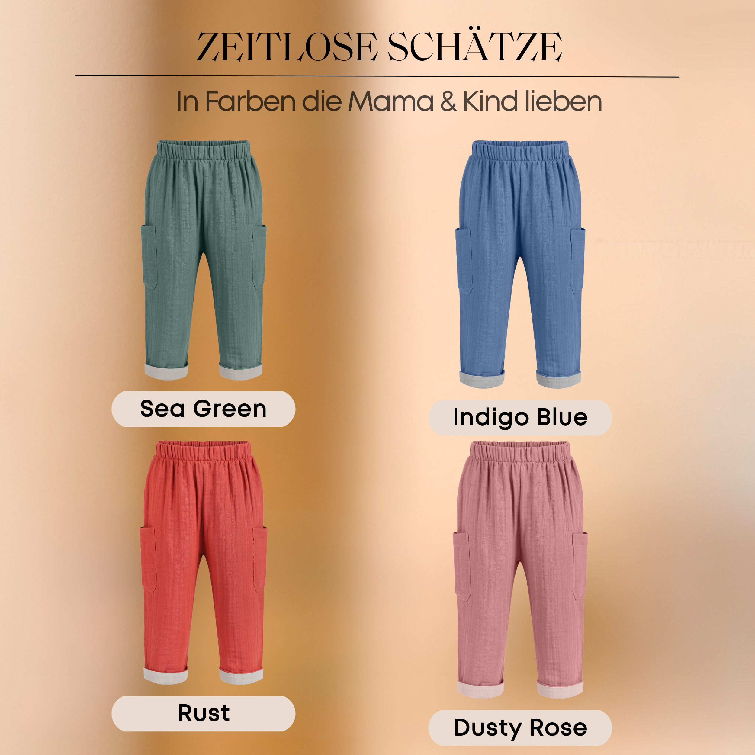 Musselin Walkhose