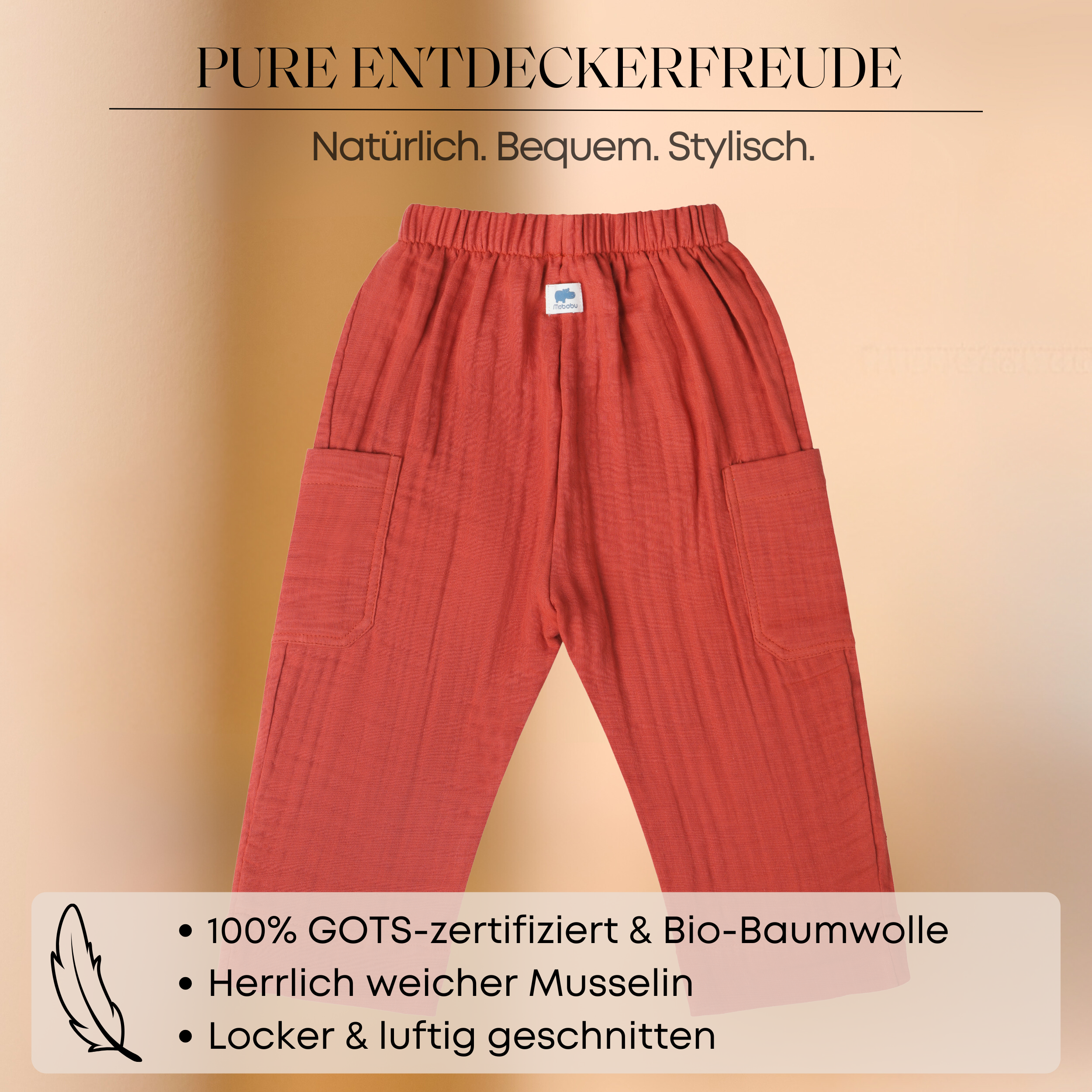 Musselin Walkhose