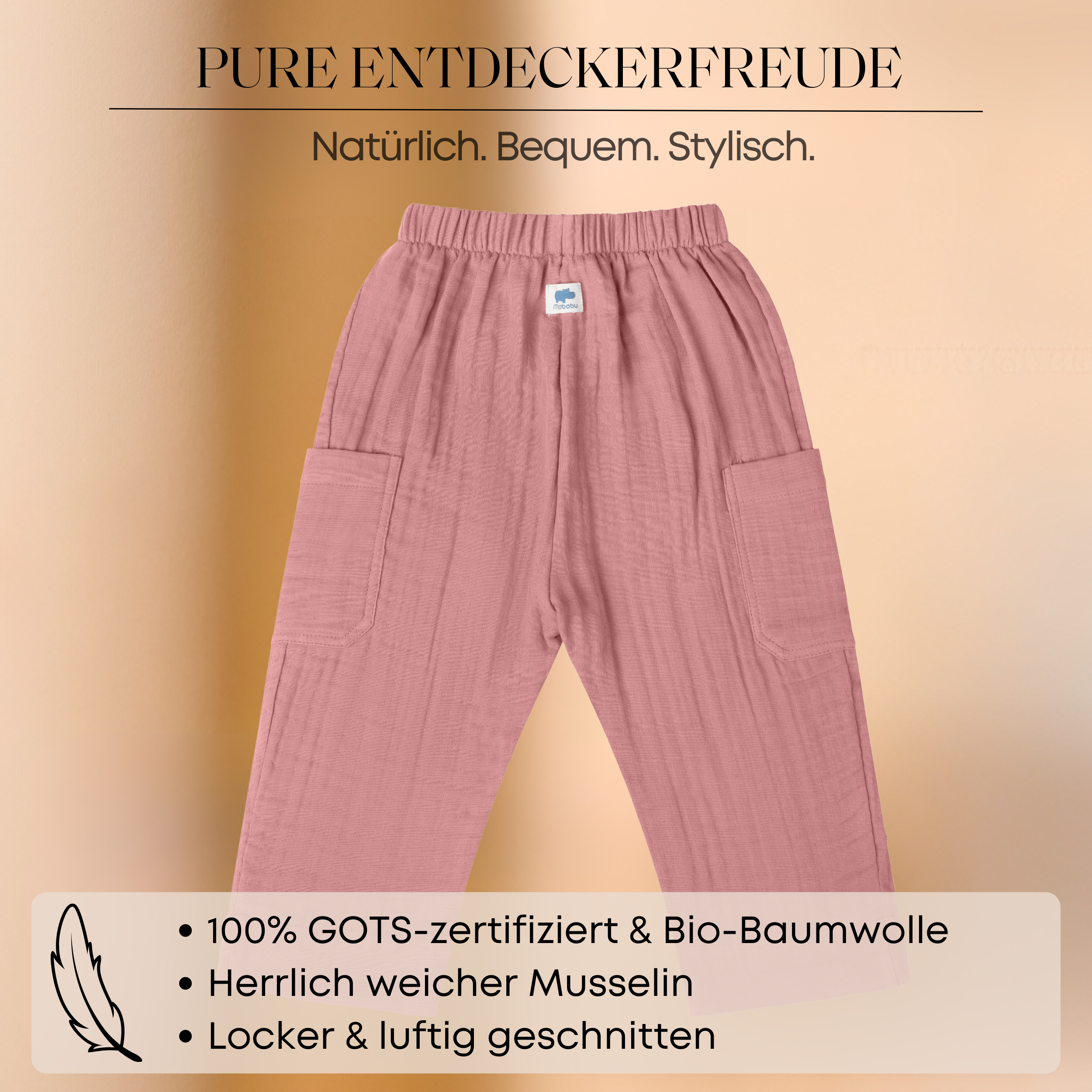 Musselin Walkhose