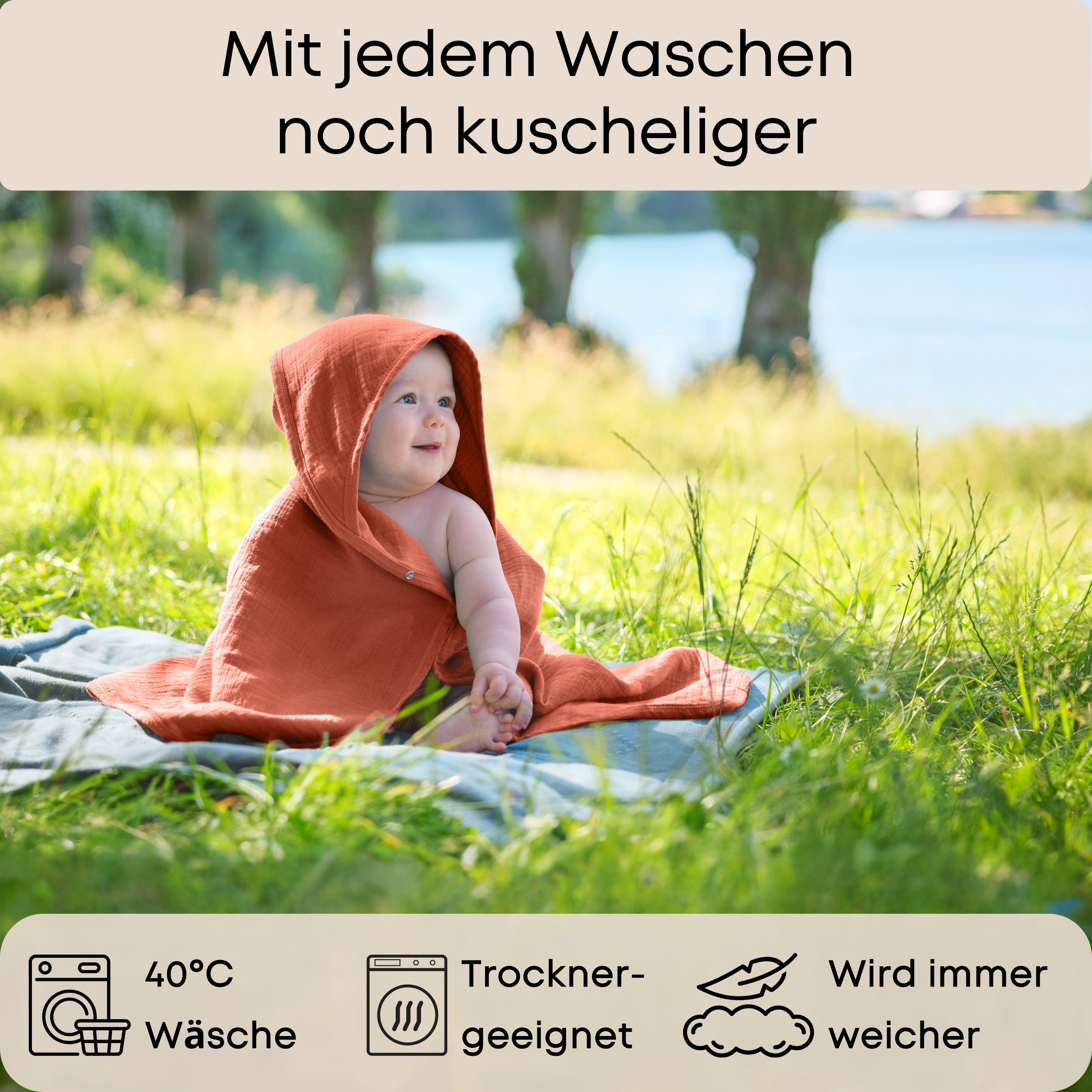 Kapuzenhandtuch