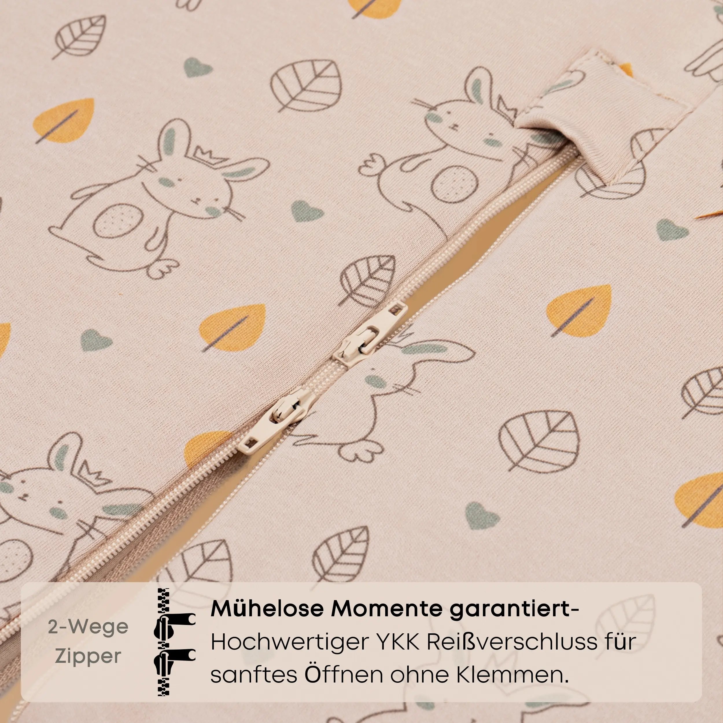 Schlafsack mit Füßen 1.5 TOG