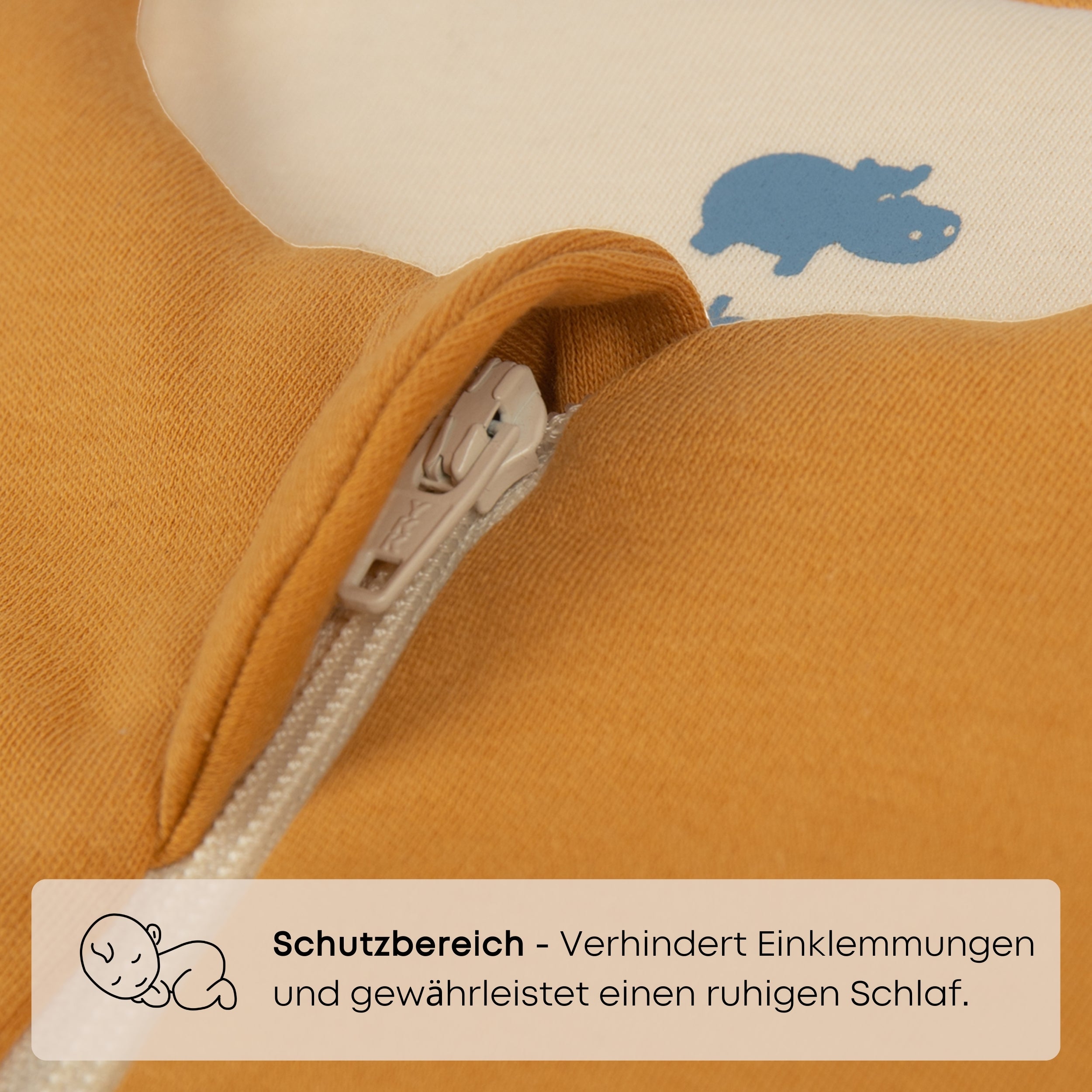 Schlafsack mit Füßen 1.5 TOG