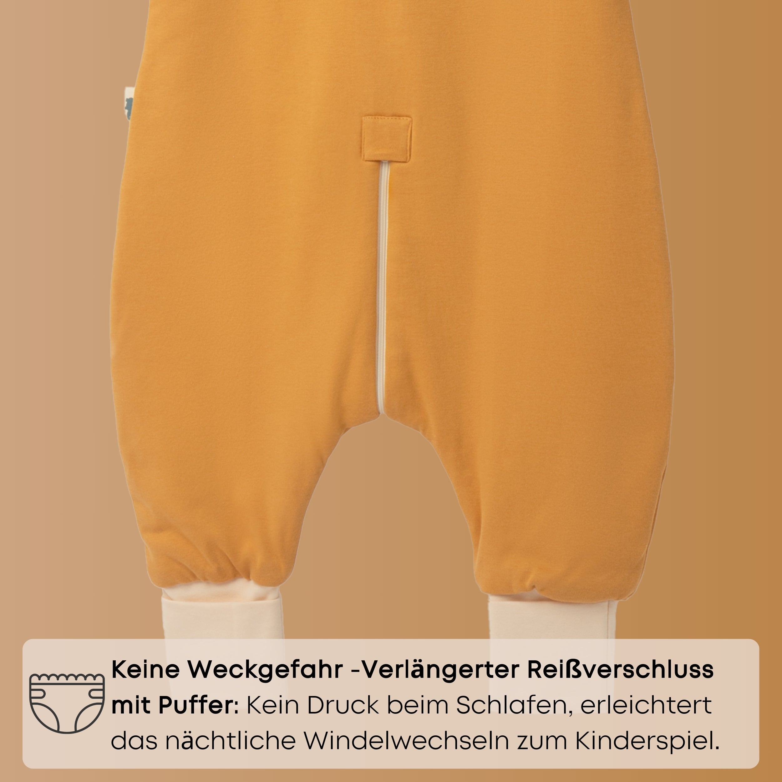 Schlafsack mit Füßen 1.5 TOG