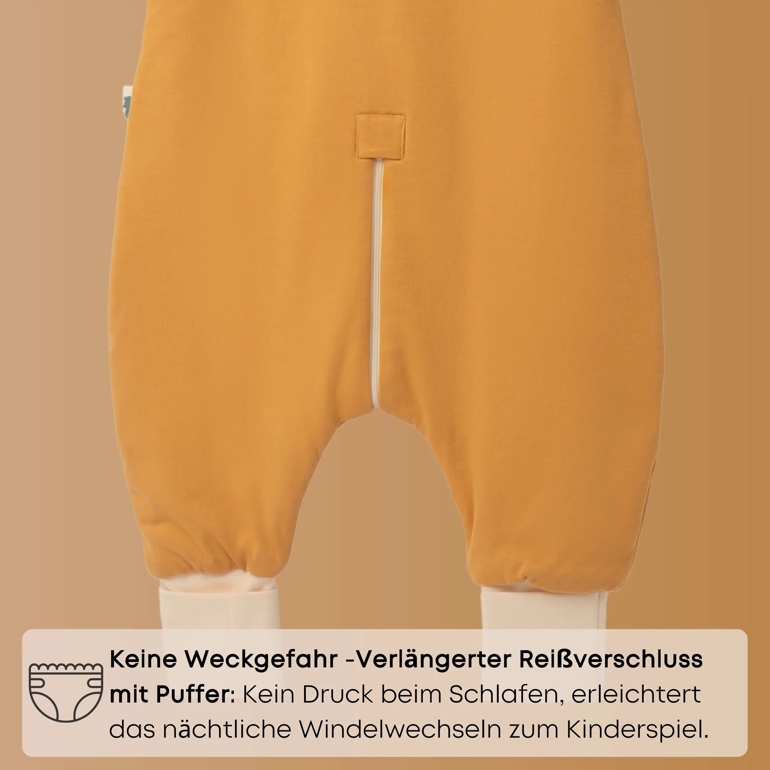 Schlafsack mit Füßen 1.5 TOG