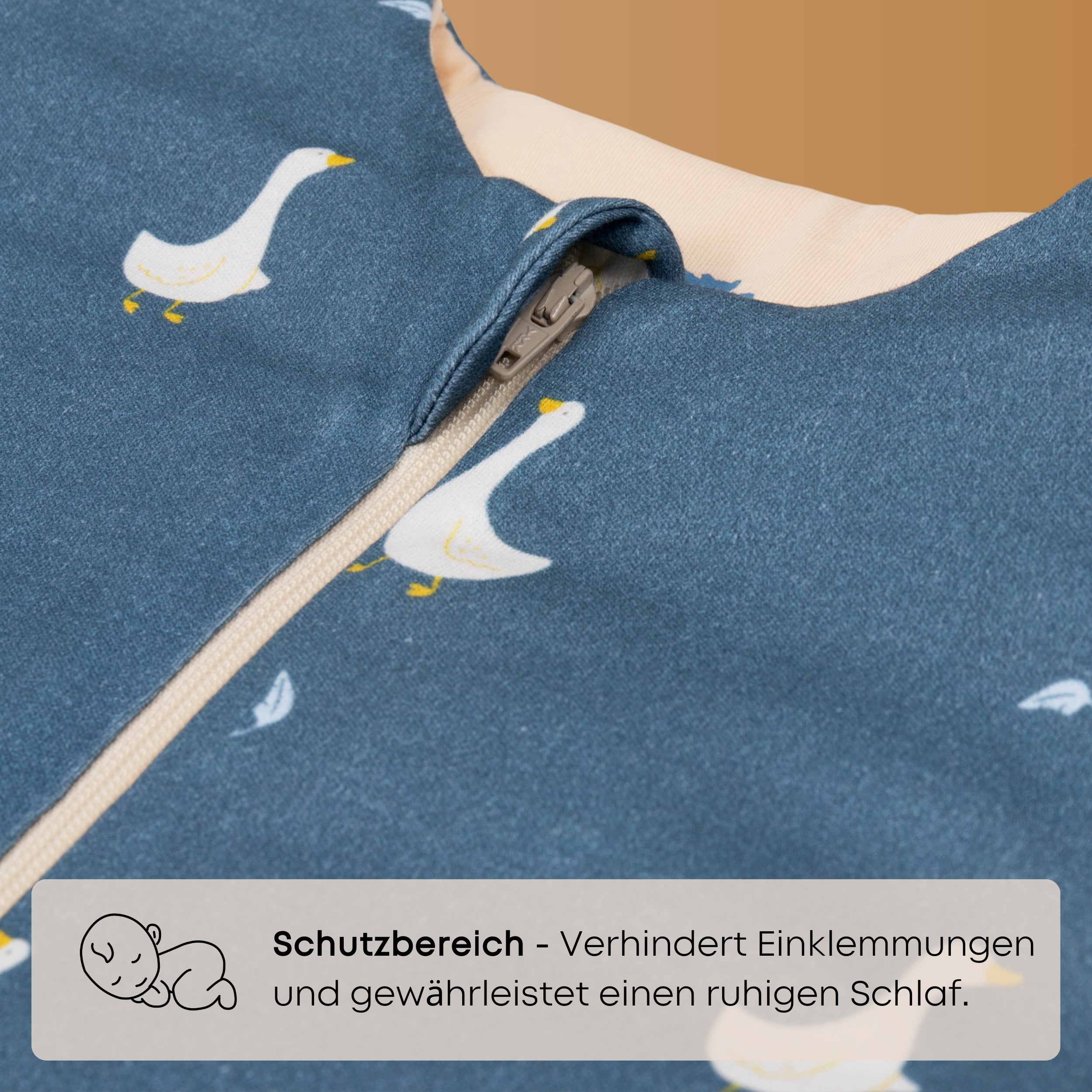 Schlafsack mit Füßen 1.5 TOG
