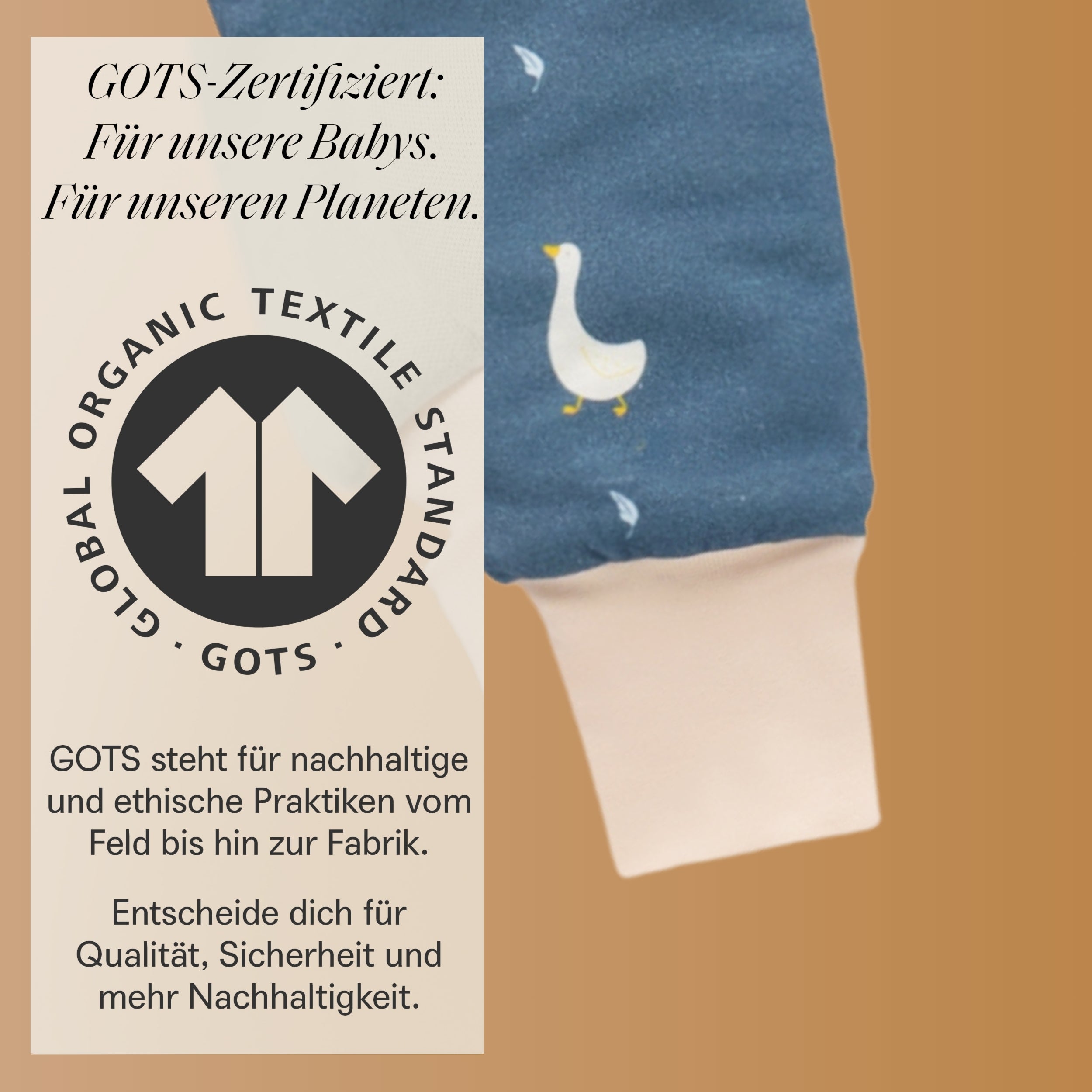 Schlafsack mit Füßen 1.5 TOG