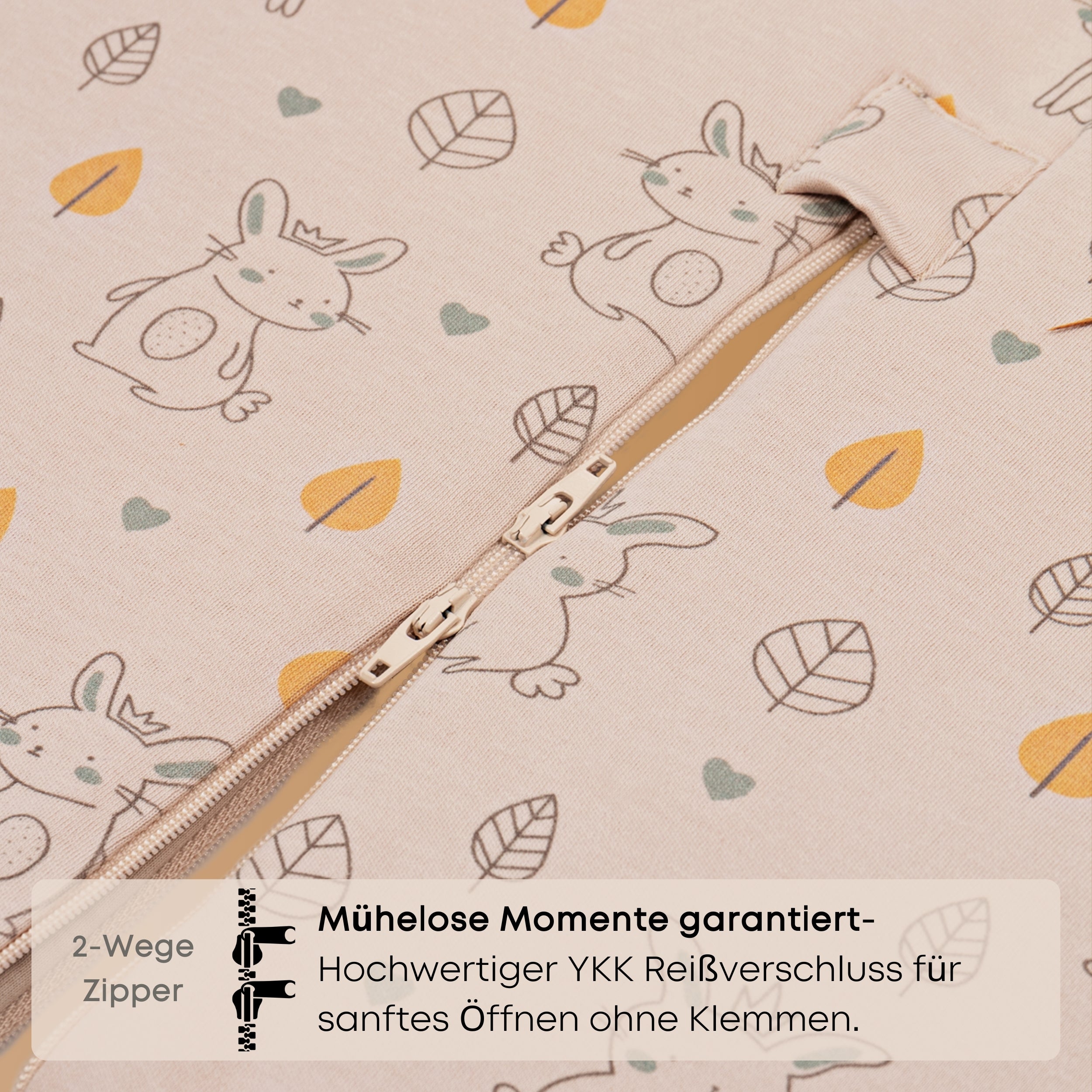 Schlafsack mit Füßen 1.5 TOG