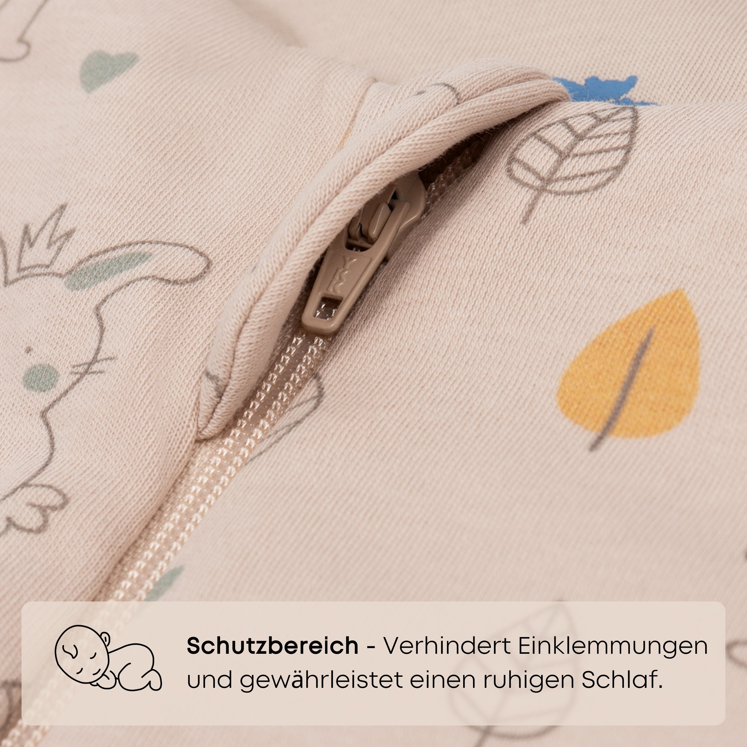 Schlafsack mit Füßen 1.5 TOG