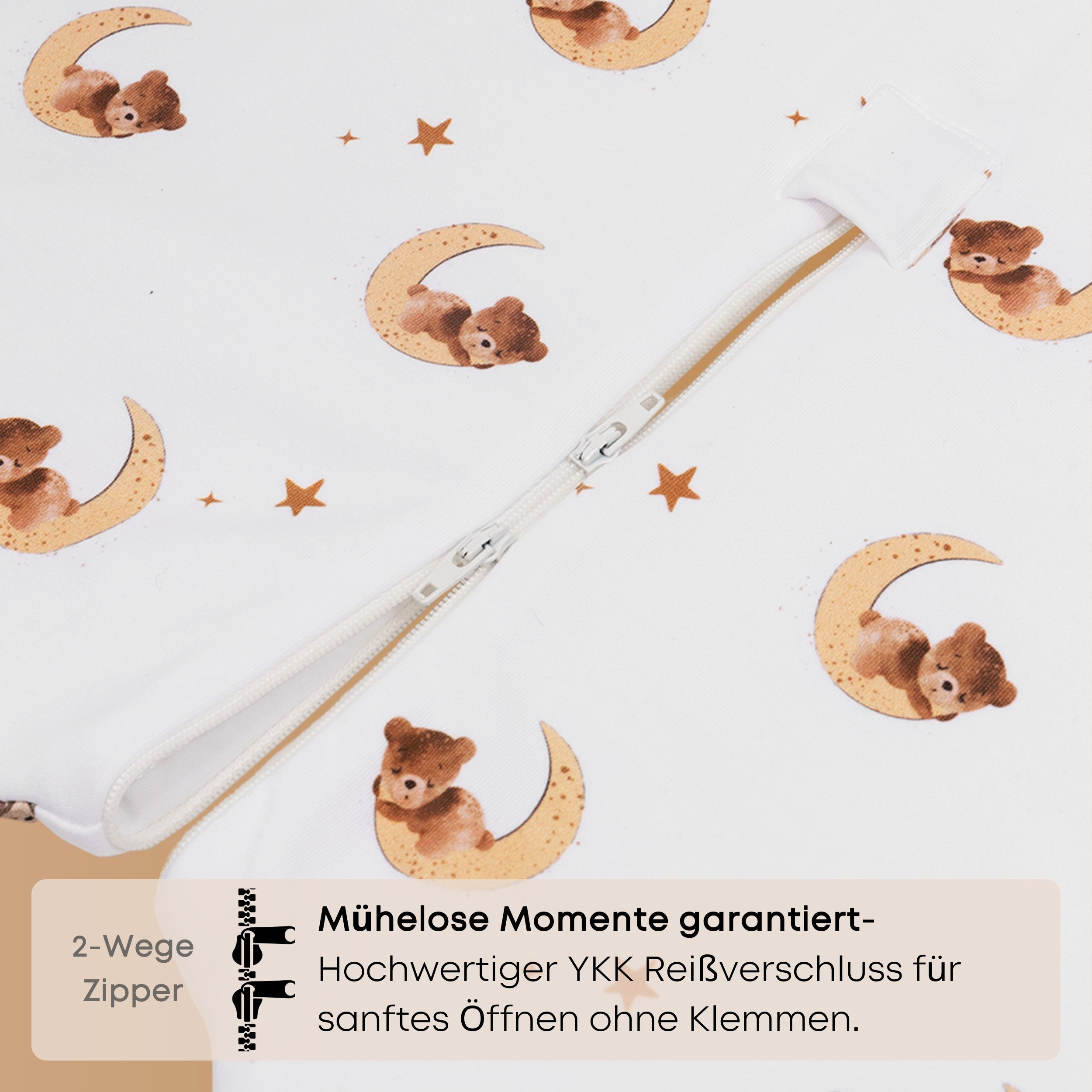Schlafsack mit Füßen 1.5 TOG