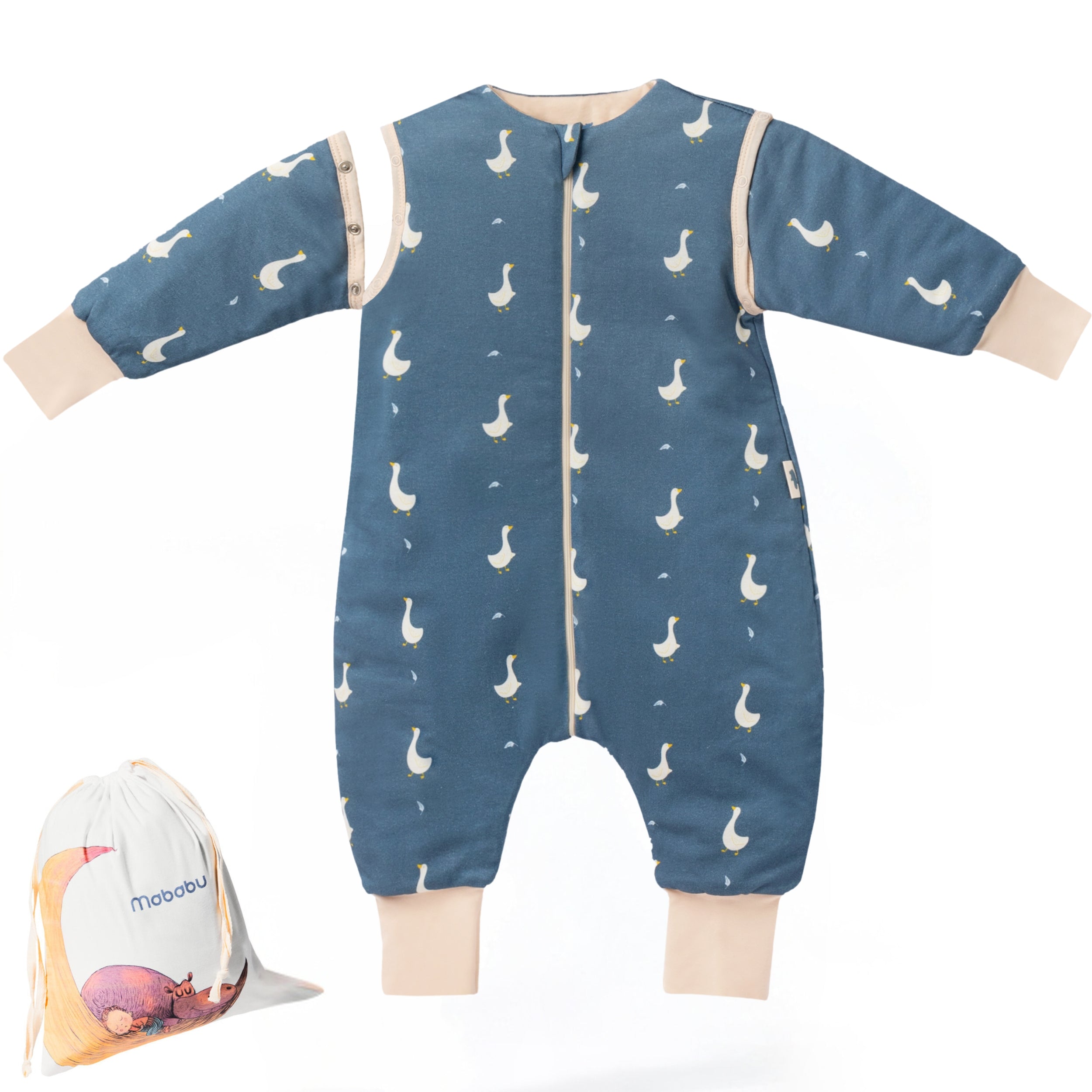 Schlafsack mit Füßen 1.5 TOG
