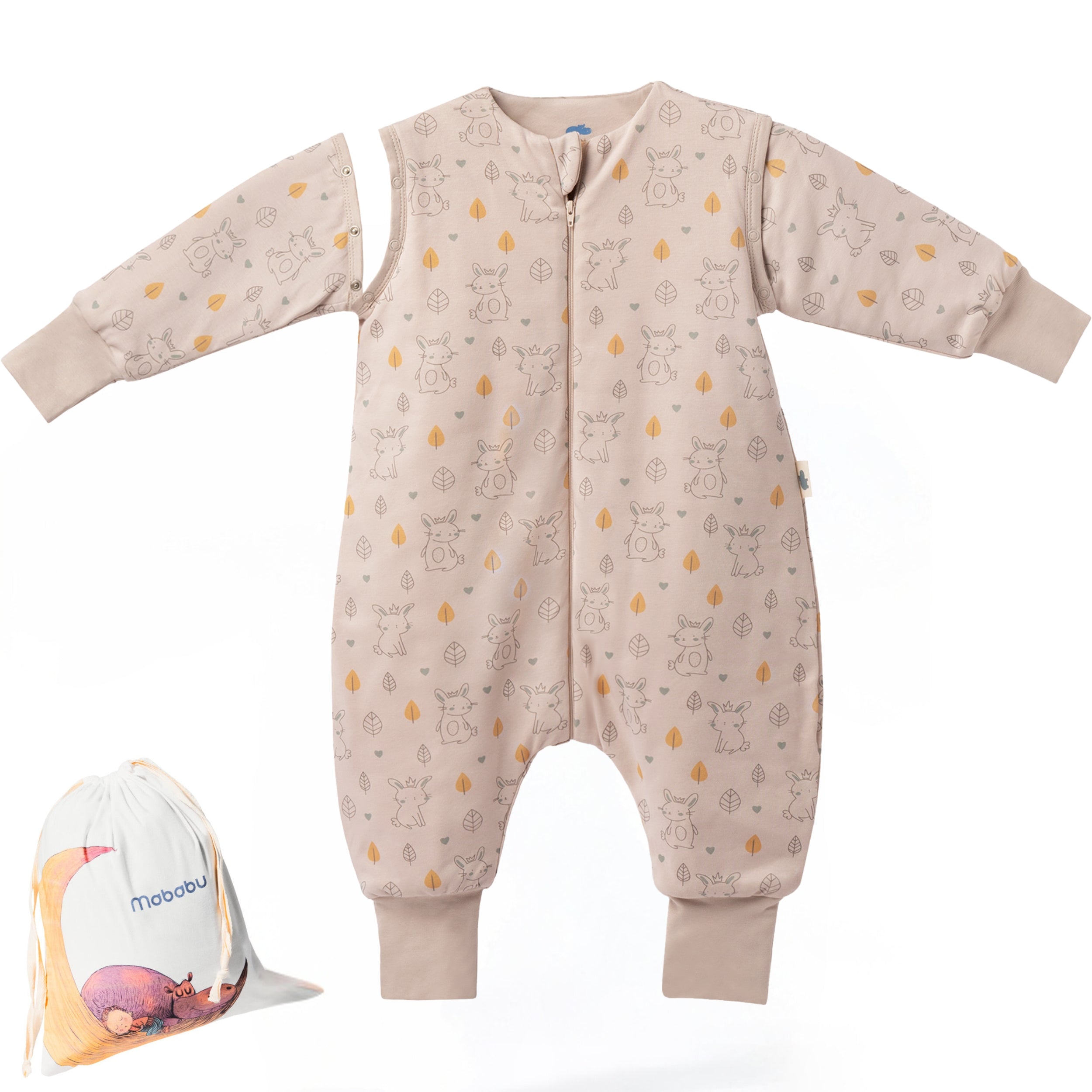 Schlafsack mit Füßen 1.5 TOG