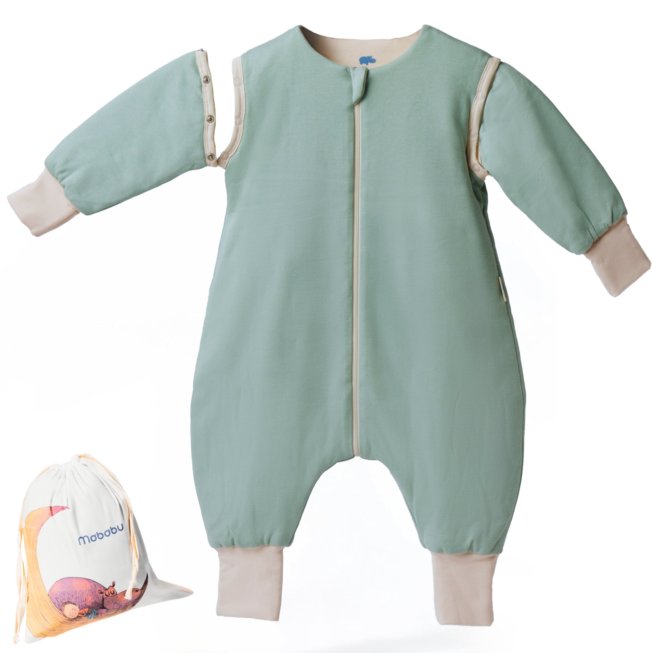 Schlafsack mit Füßen 1.5 TOG