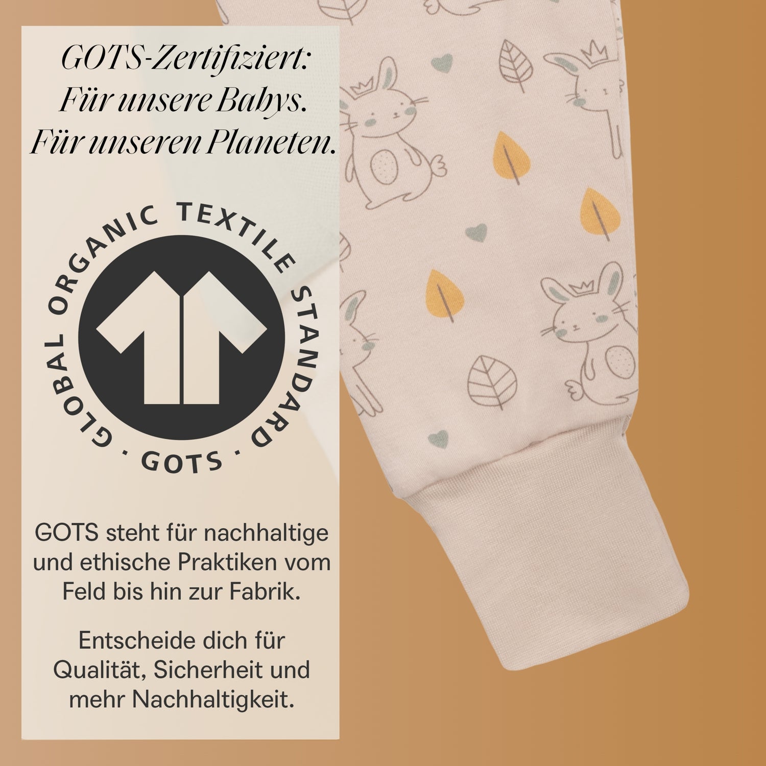 2.5 TOG - Ganzjahres Baby Schlafsack mit Füßen &amp; abnehmbaren Ärmeln - Herbst &amp; Winterschlafsack