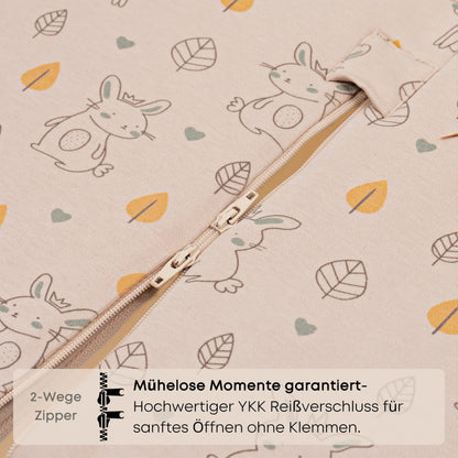 Schlafsack mit Füßen 1.5 TOG