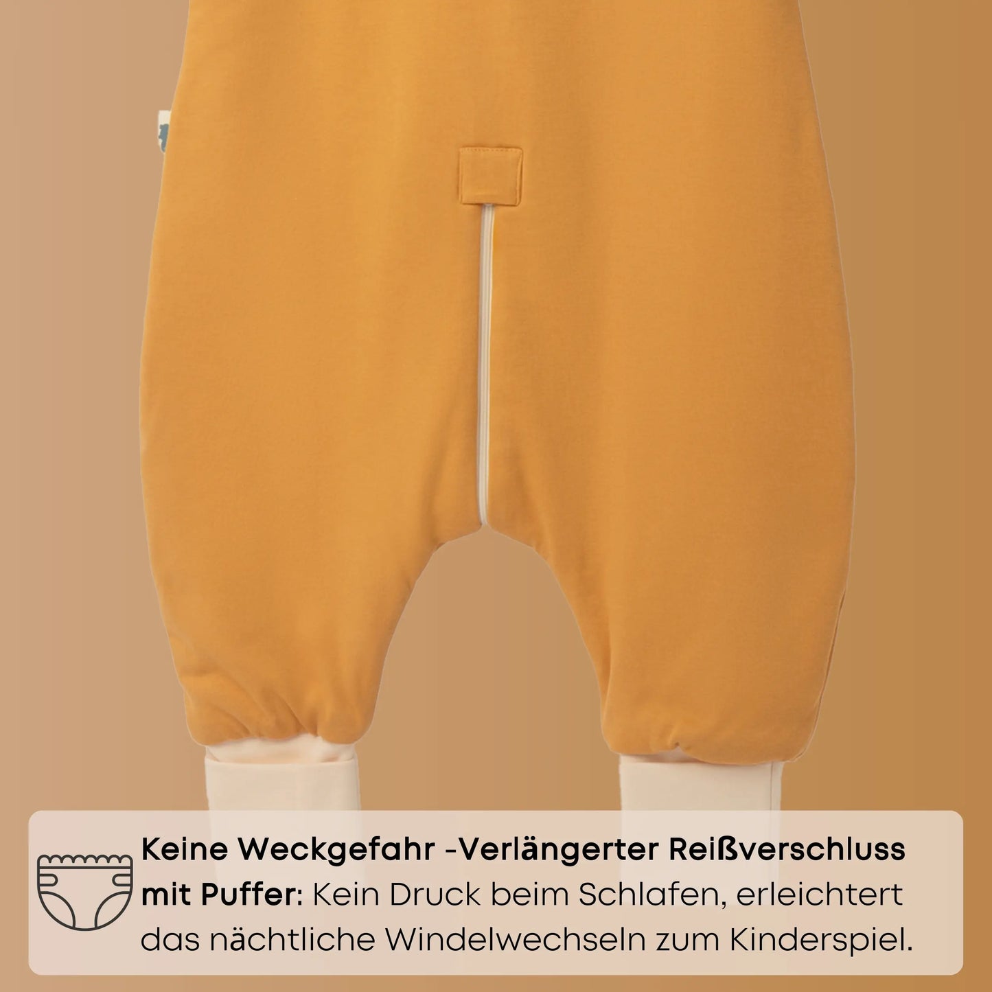 Schlafsack mit Füßen 1.5 TOG