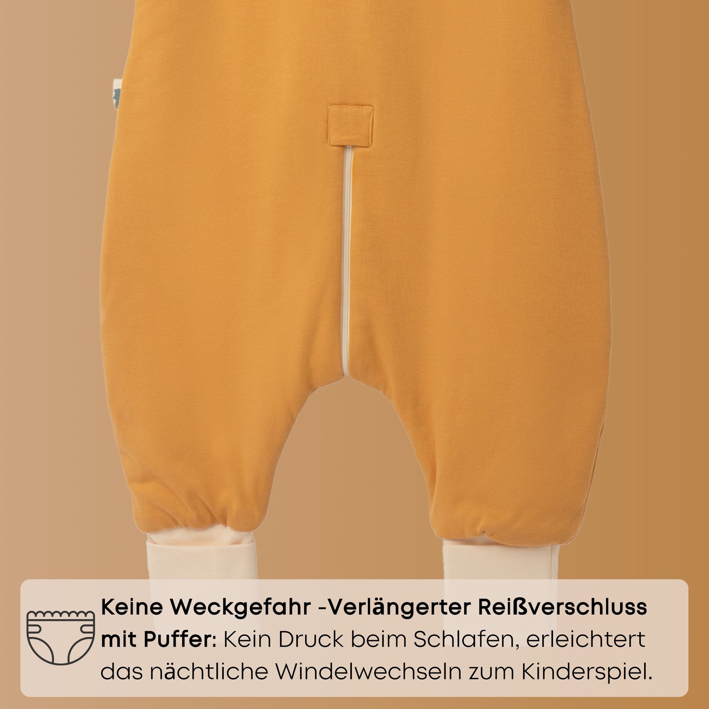 Schlafsack mit Füßen 1.5 TOG