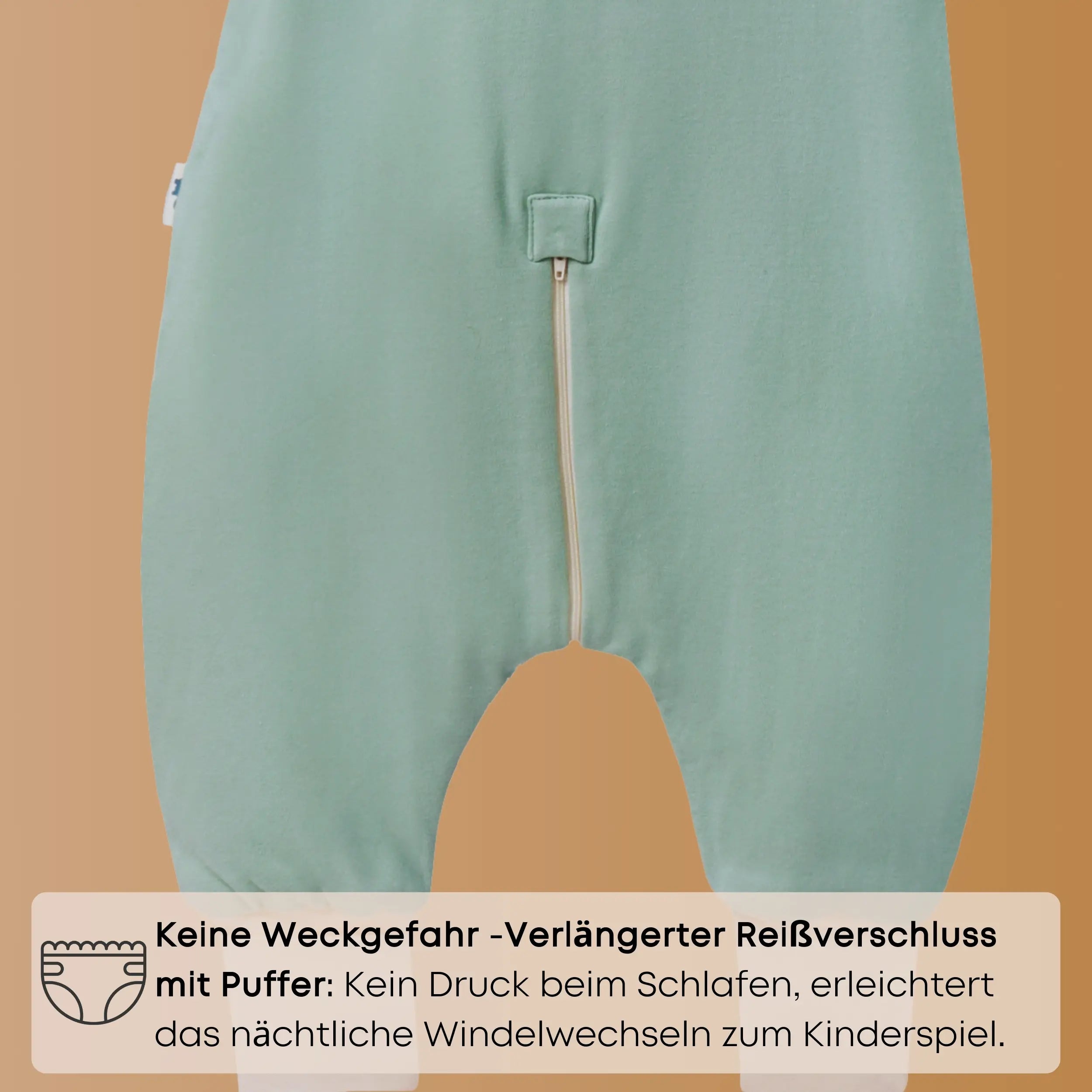 Schlafsack mit Füßen 1.5 TOG