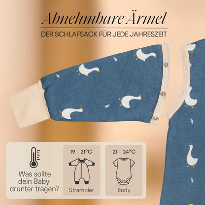 Schlafsack mit Füßen 1.5 TOG