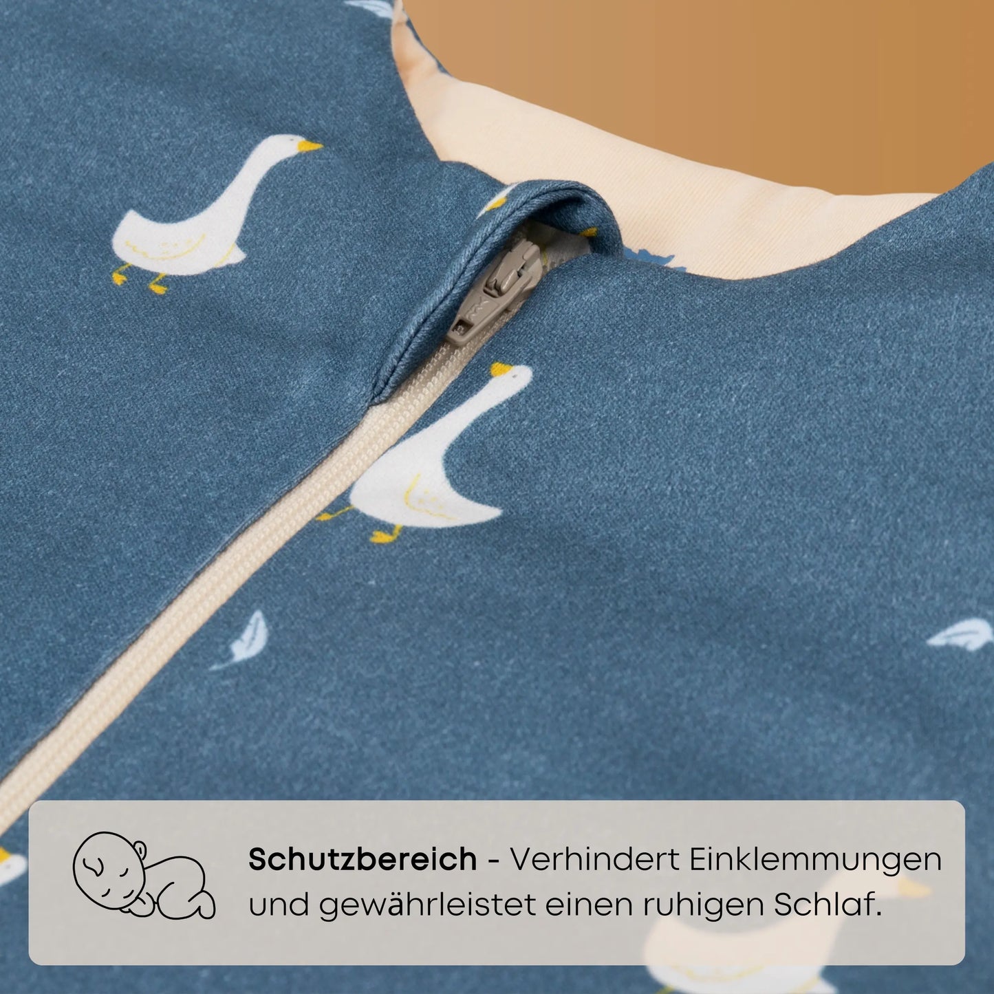 Schlafsack mit Füßen 1.5 TOG