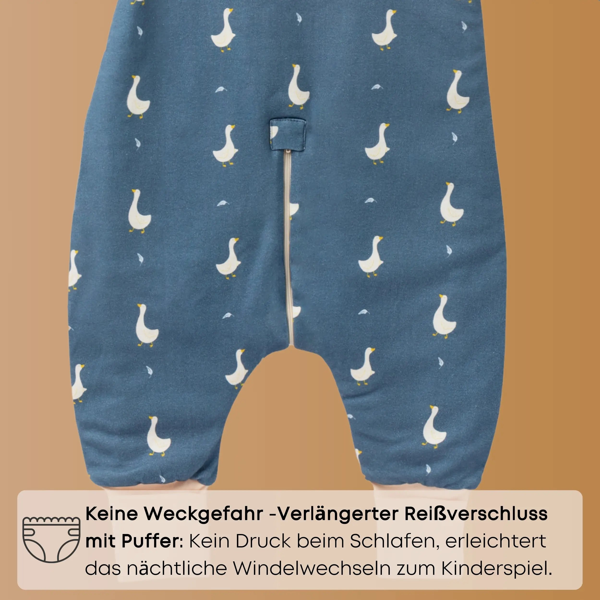 Schlafsack mit Füßen 1.5 TOG