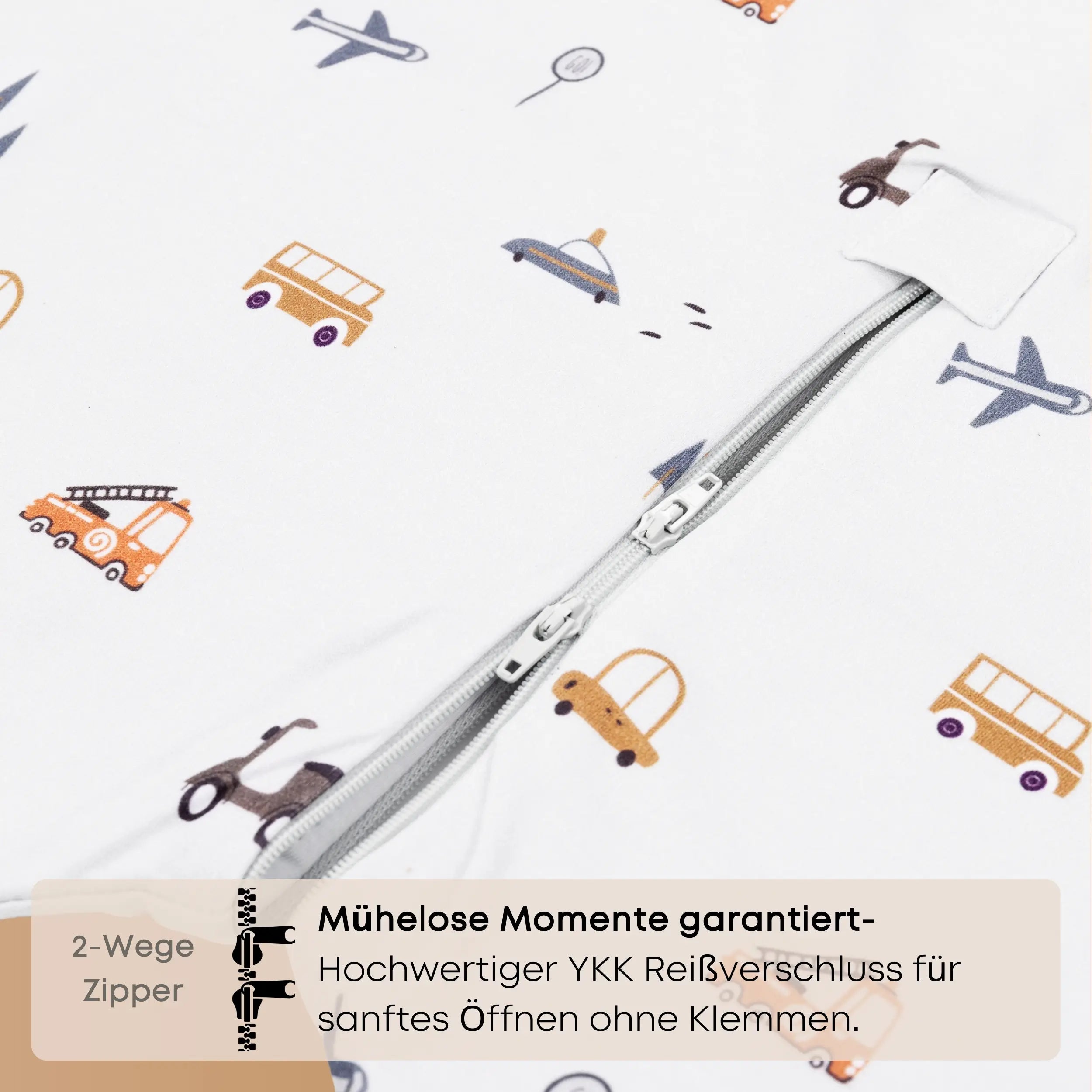 Schlafsack mit Füßen 1.5 TOG