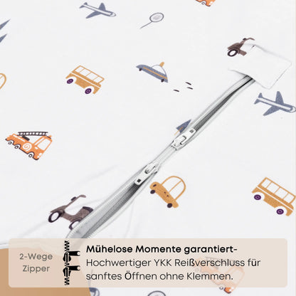 Schlafsack mit Füßen 1.5 TOG