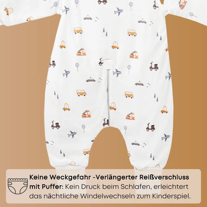Schlafsack mit Füßen 1.5 TOG