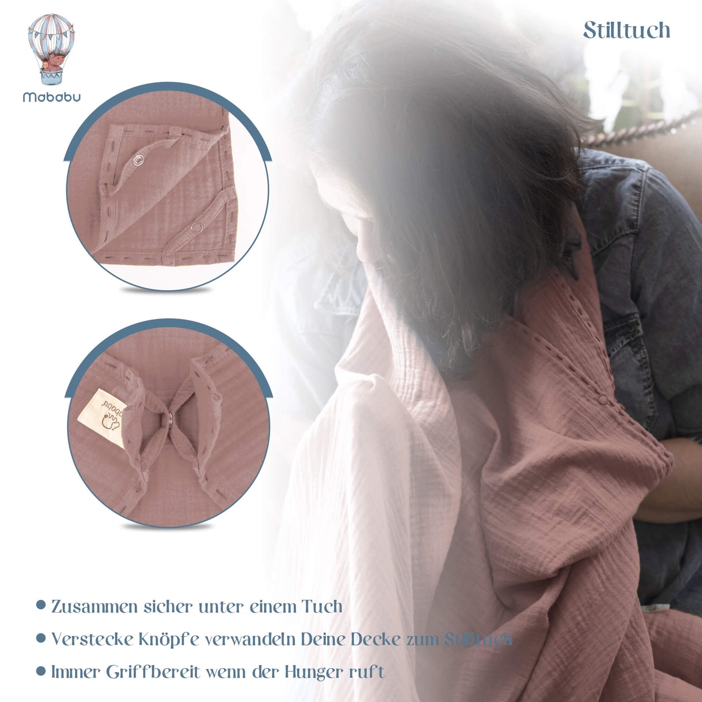 Stilltuch 4in1 -  100x100cm