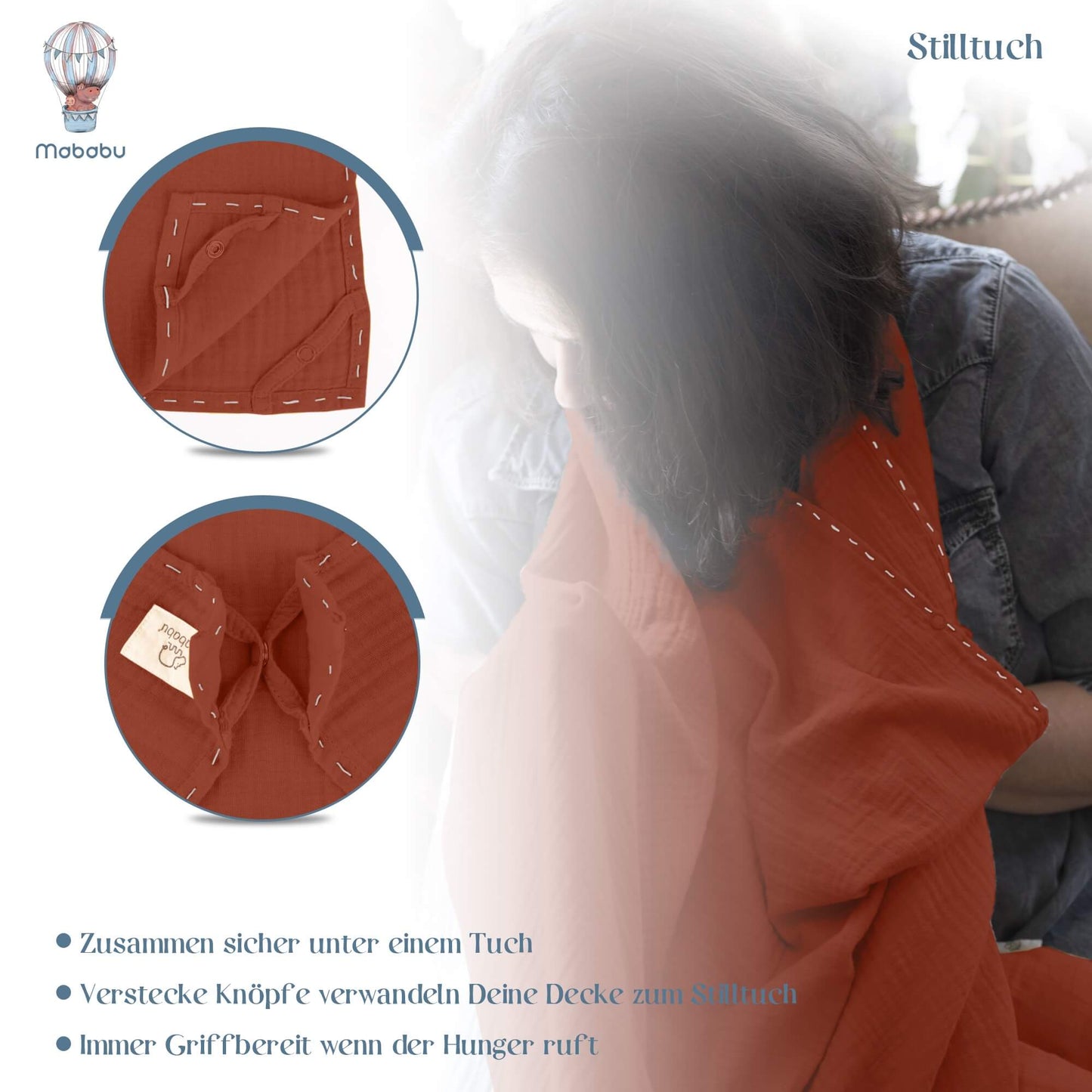 Stilltuch 4in1 -  100x100cm